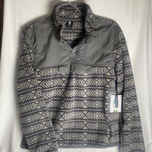 NWT Sierra Designs Women's XL Quarter Button Sweater Fleece Pullover Warm Jacket